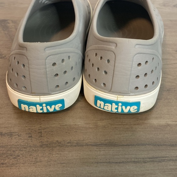 Native | Men's Grey Slip-On Shoes - M8/W10 - Picture 3 of 5